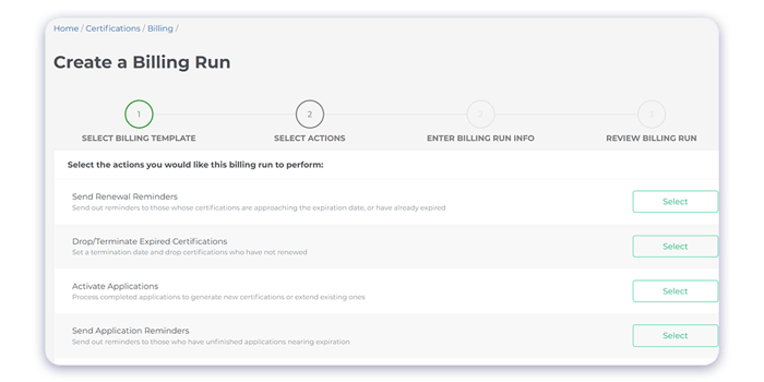 Create a Billing Run-7