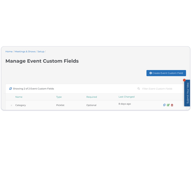 EventCustomFields