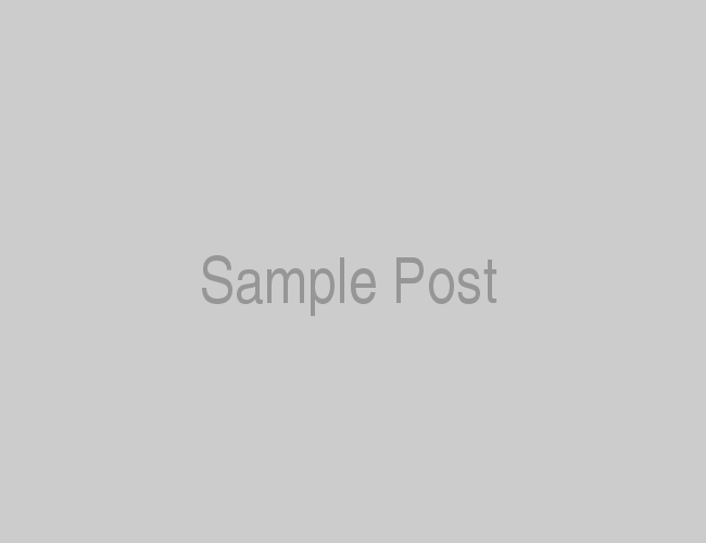 Sample Post 3