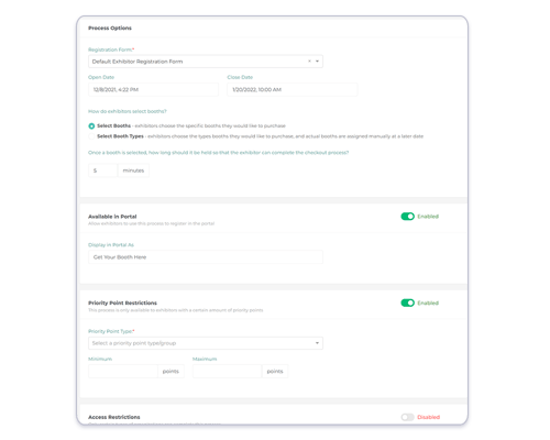 Offer Exhibitor an Intuitive Registration Experience