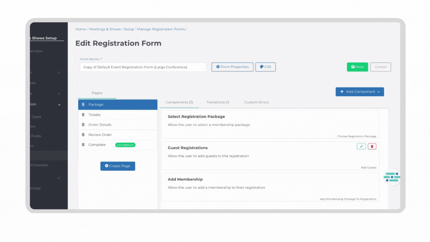 Pages and Components