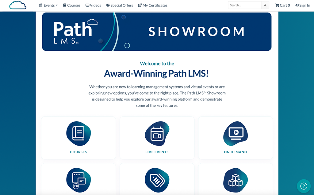 Blue Sky Path LMS