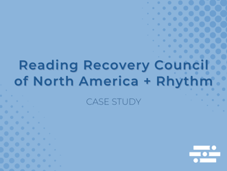 The Reading Recovery Council of North America + Rhythm