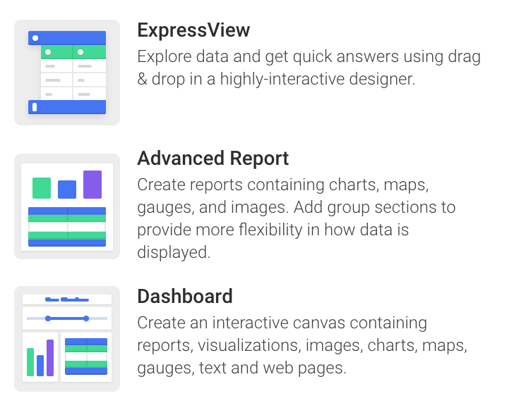 Reporting options