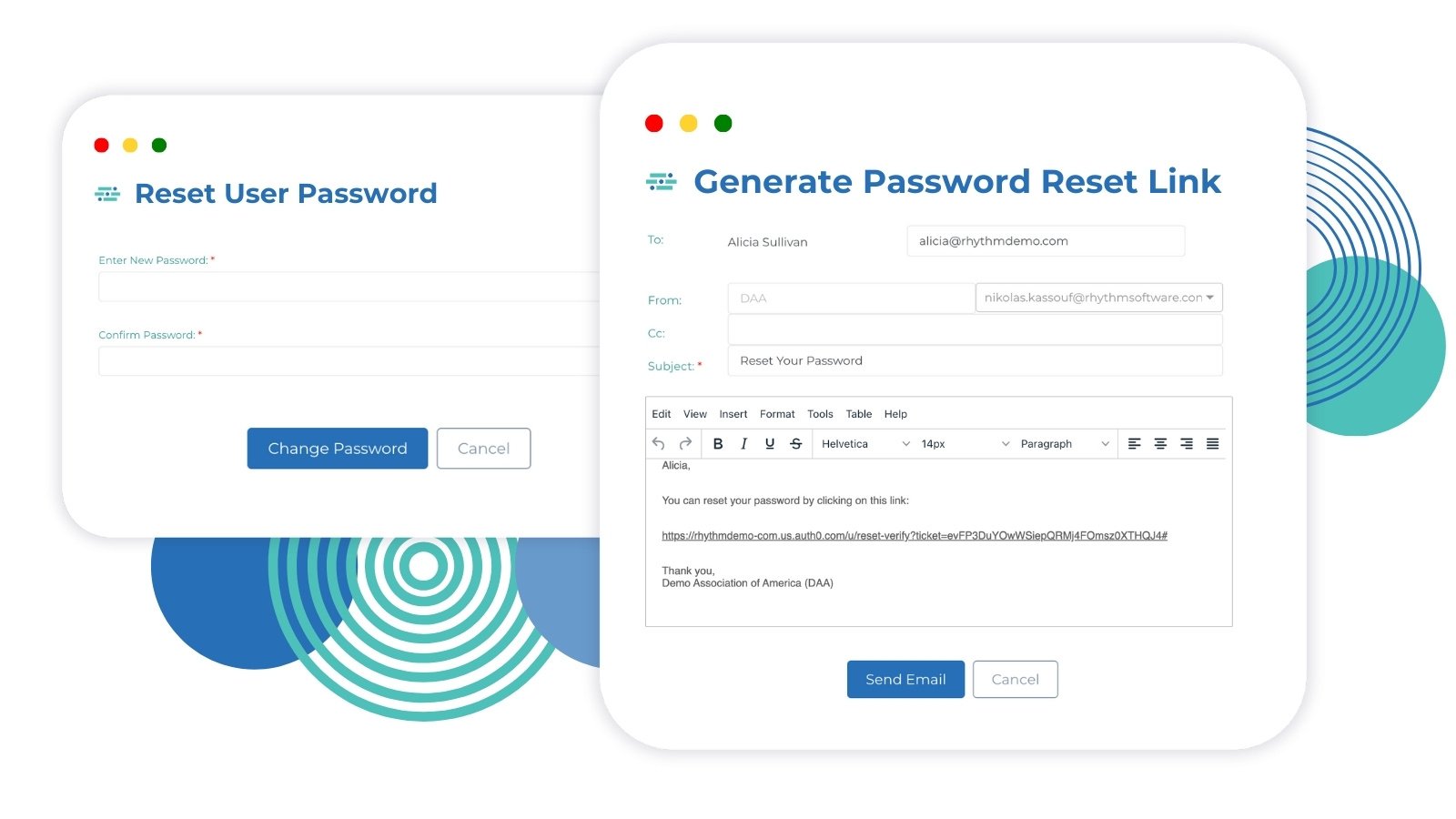 Stylized Screenshot - Password Resets from the Console