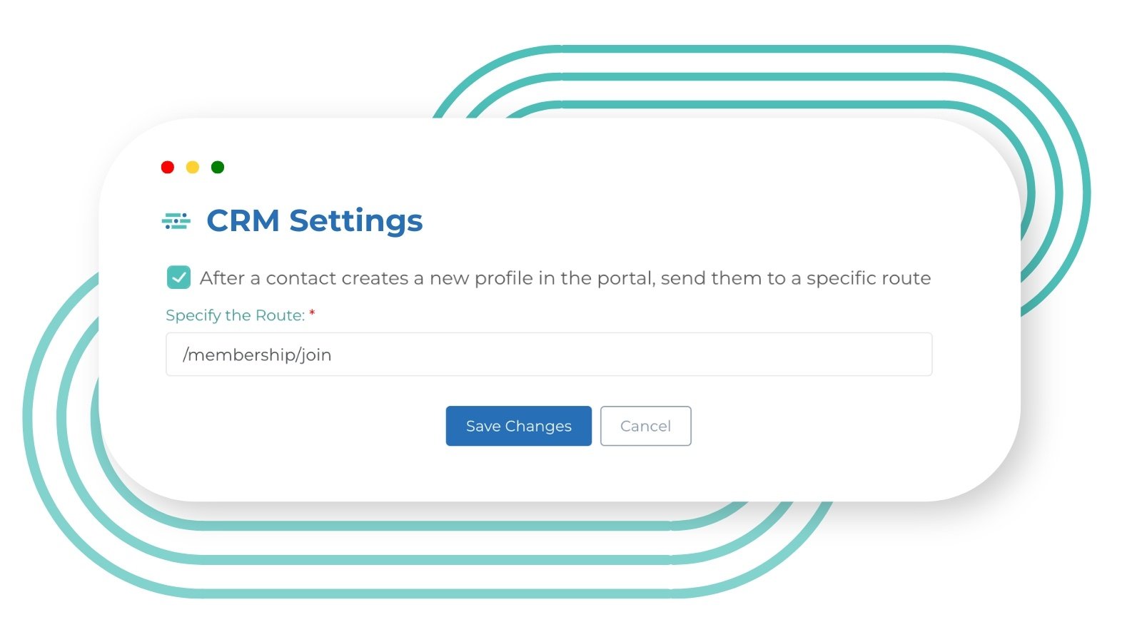 Stylized Screenshot - Portal Redirect