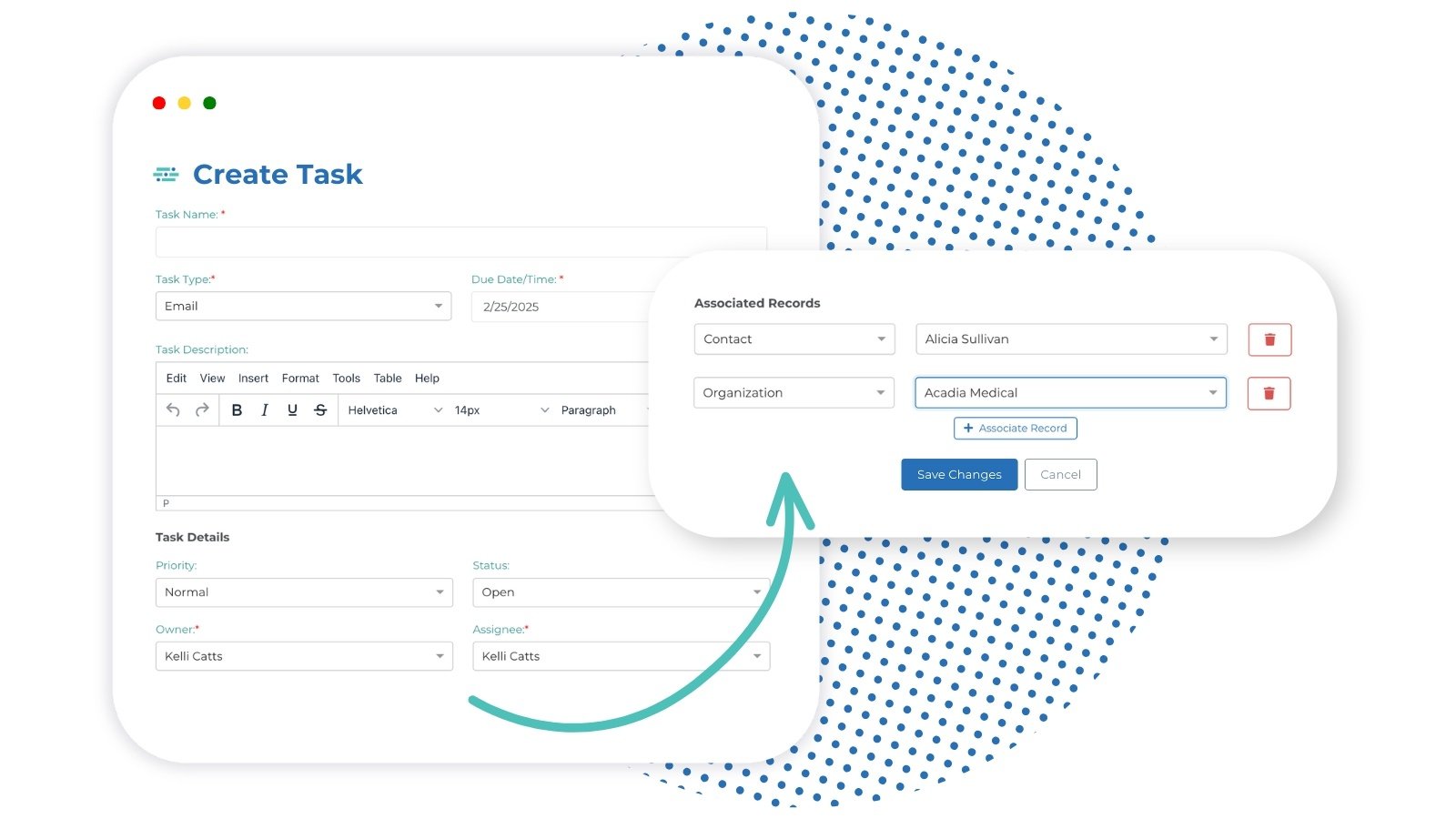 Stylized Screenshot - Task Management