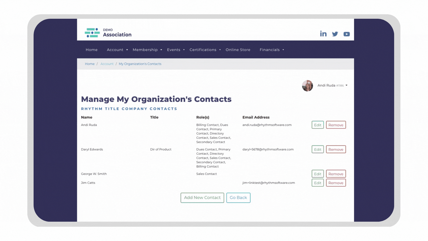 Allow Users to Update Contact Roles in the Portal
